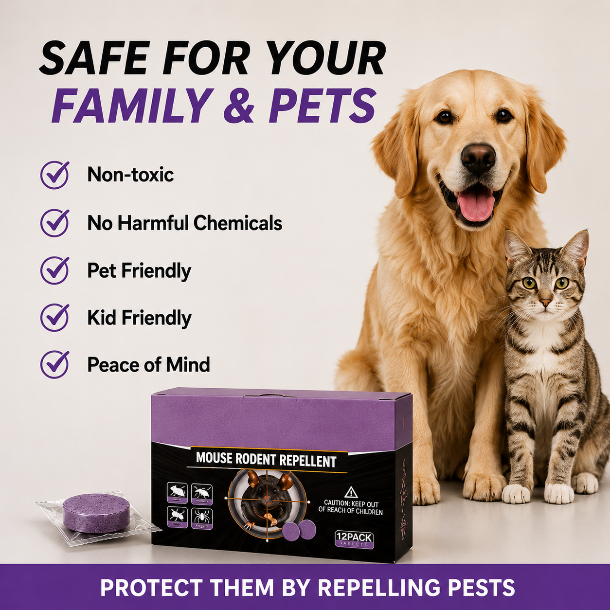 Get Rid of Rats & Mice — Without Poison, Traps, or Chemicals