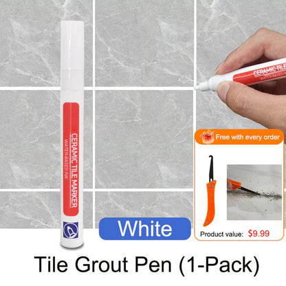 🔥Anti-mould and waterproof joint pen for ceramic tiles