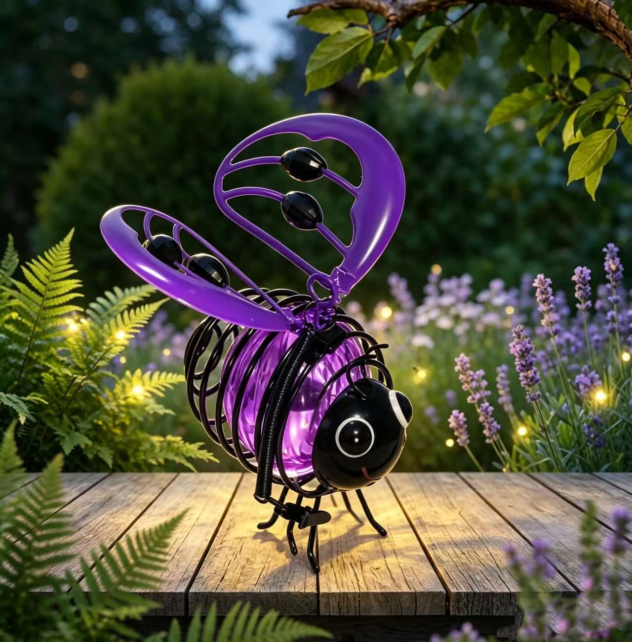 🌙🍃🪴 Hanging Solar Bee🐝