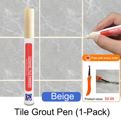 🔥Anti-mould and waterproof joint pen for ceramic tiles