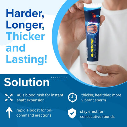41-Second Instant Erection Cream⚡ The 41-Second Vasodilation Breakthrough – Reclaim Your Primal Power On Demand.