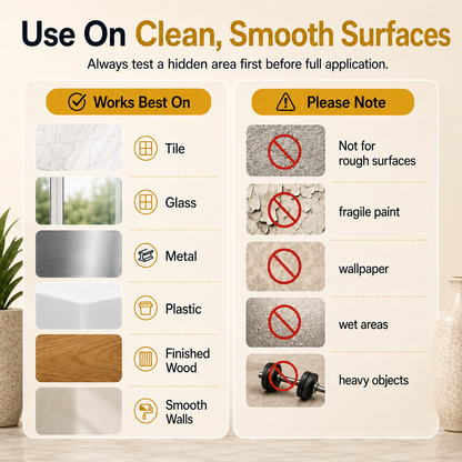 Heavy Duty Mesh Double Sided Tape | No Drill Damage-Free DIY