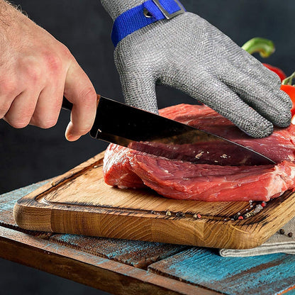 🧤 Stainless Steel Mesh Glove – Highest A9 cut level – Perfect for butchers & chefs🥩 – no more knife accidents! 🔪🚫