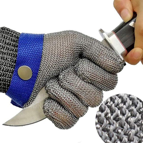 🧤 Stainless Steel Mesh Glove – Highest A9 cut level – Perfect for butchers & chefs🥩 – no more knife accidents! 🔪🚫