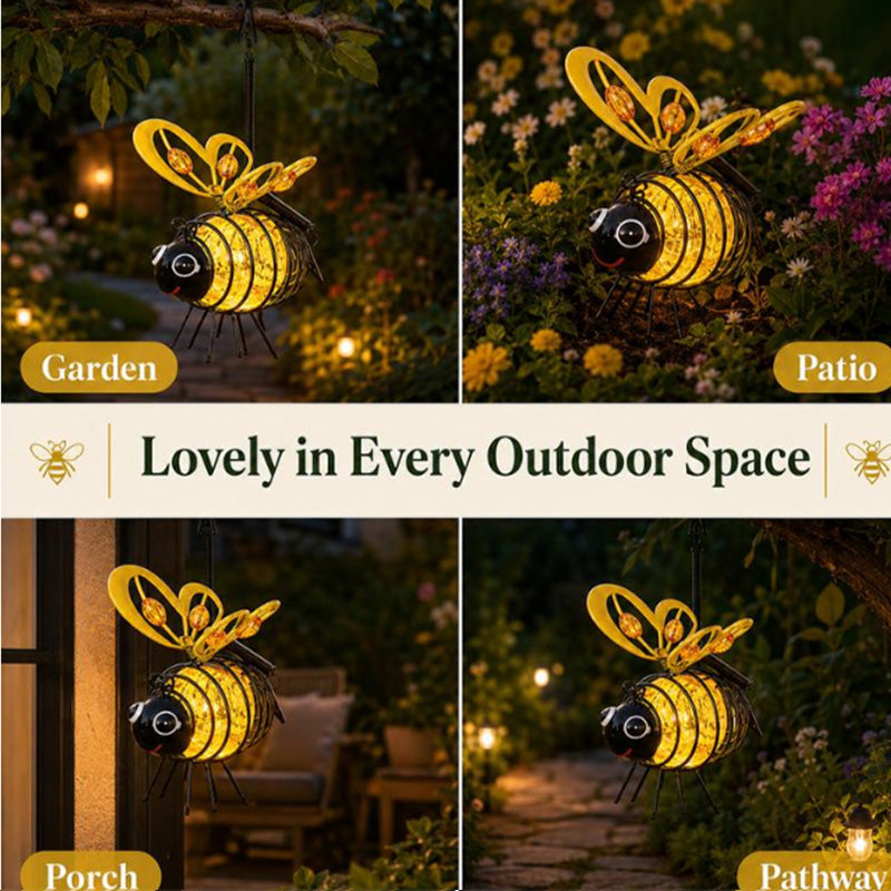 🌙🍃🪴 Hanging Solar Bee🐝