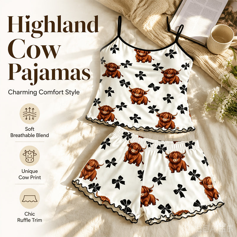 📢📢Summer Sleepless Spaghetti Strap Cami Sleepwear Set⏰