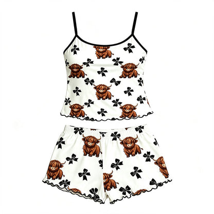 📢📢Summer Sleepless Spaghetti Strap Cami Sleepwear Set⏰
