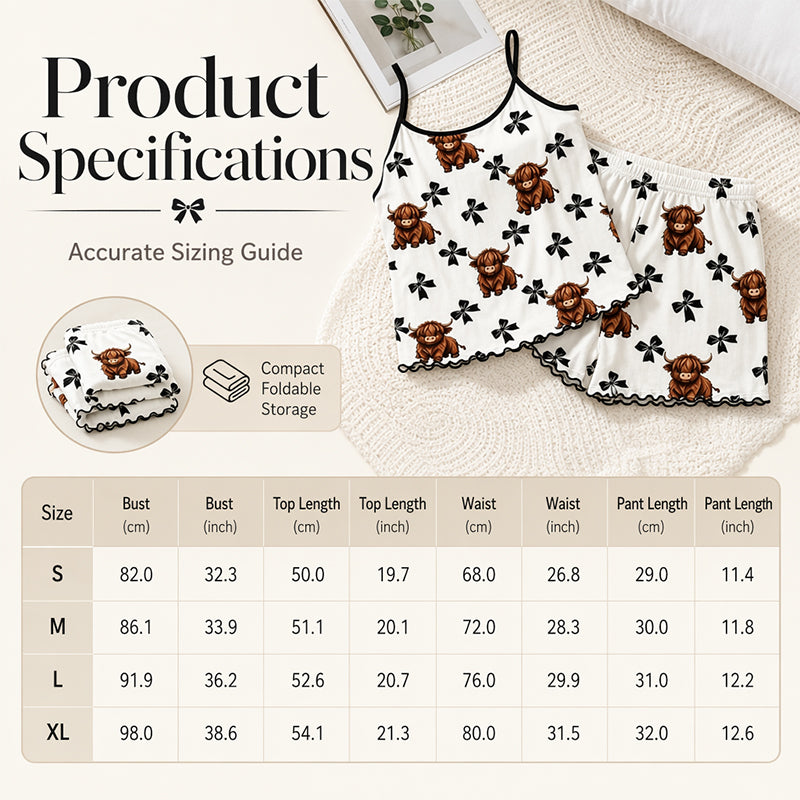 📢📢Summer Sleepless Spaghetti Strap Cami Sleepwear Set⏰