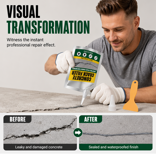 Waterproof Concrete Crack Filler & Sealant