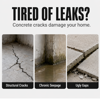 Waterproof Concrete Crack Filler & Sealant