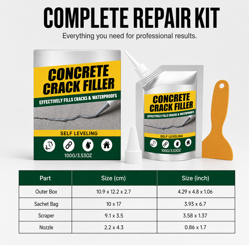 Waterproof Concrete Crack Filler & Sealant